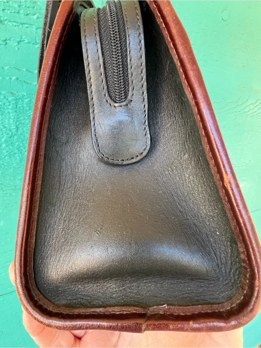 Brighton Chantilly Satchel Dome Handbag Black Brown Leather Victorian Embellishe